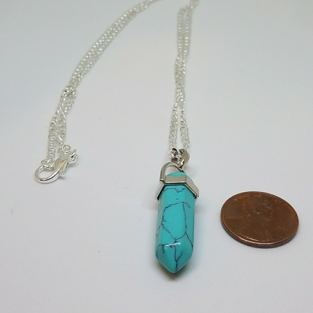 NWOT Natural Stone Necklace - Picture 4 of 6